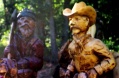 Cowboy with Horse and Lumberjack